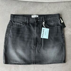 Frame Denim Mini Skirt
